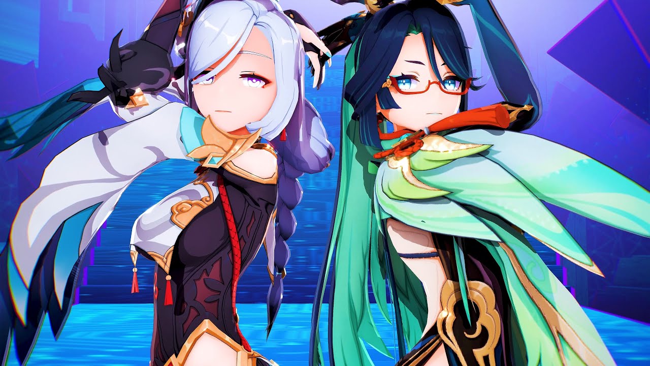 【Genshin Impact MMD／4K／60FPS】Xianyun × Shenhe【Naughty】