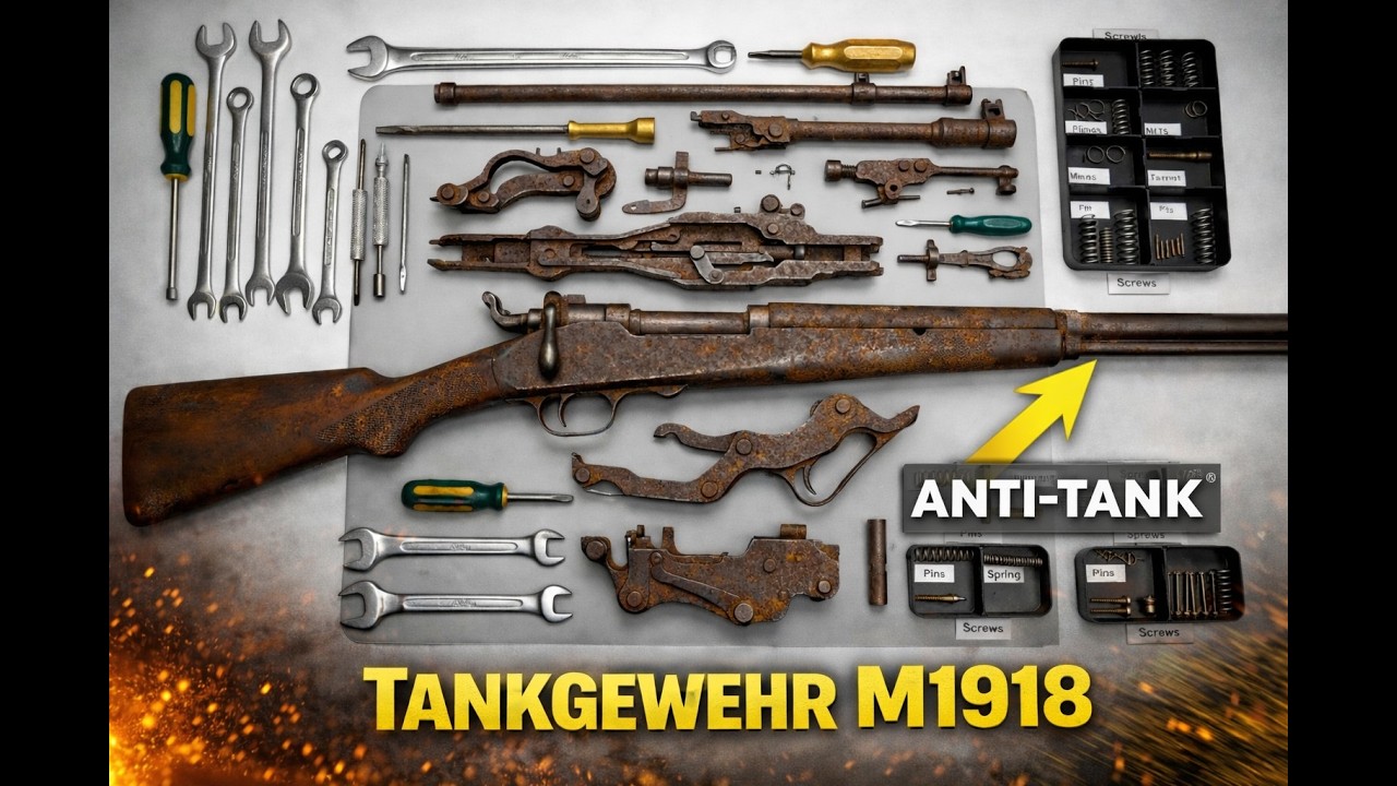 Complete Restoration of a 1918 Tankgewehr: Digging up a WWI Behemoth | World's First Anti-Tank Rifle