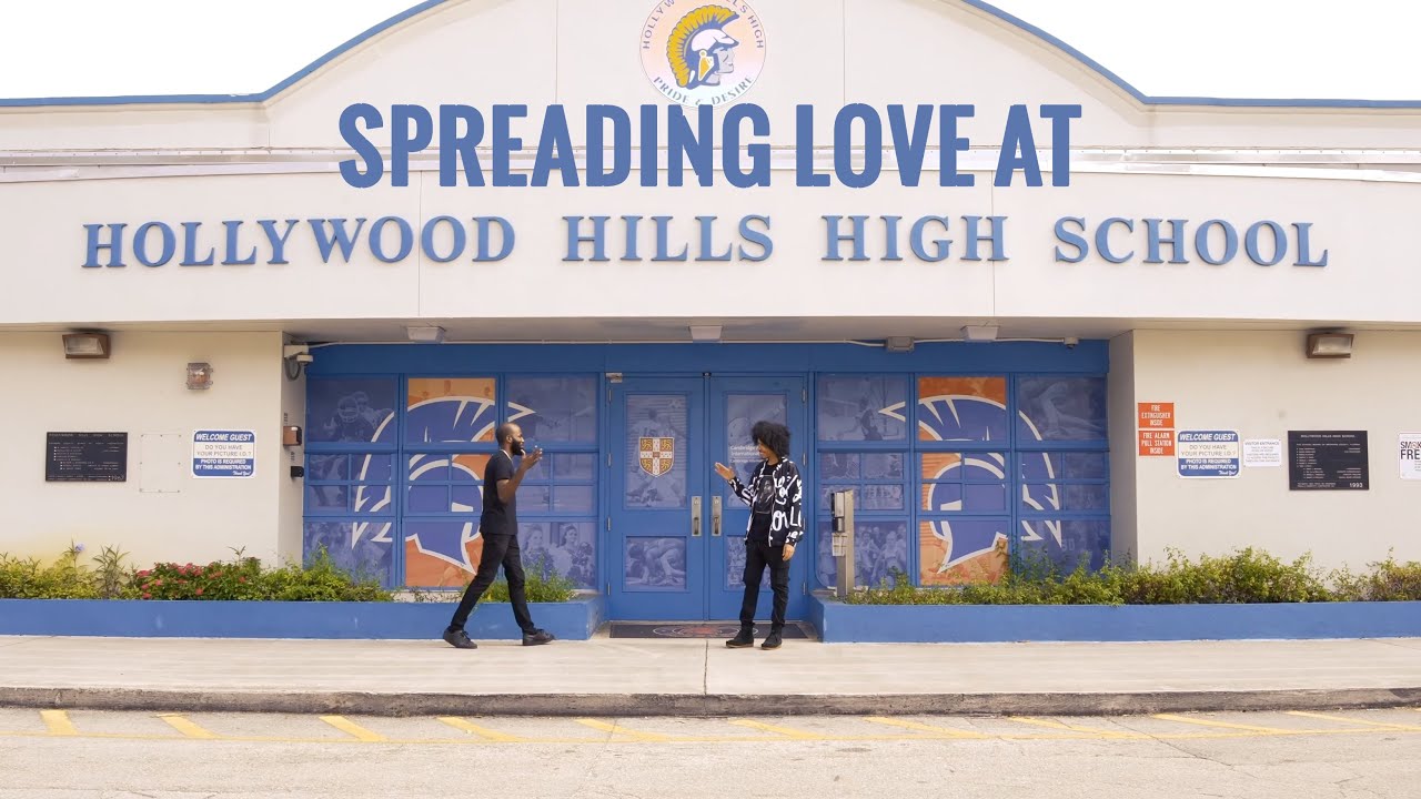 Spreading Love At Hollywood Hills High School