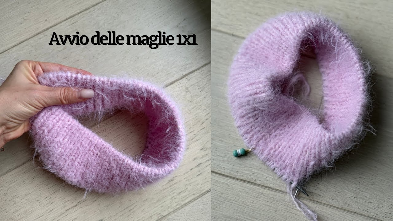 Avvio delle maglie per coste 1x1 – Italiano 🇮🇹 #tutorial #knittingpattern 