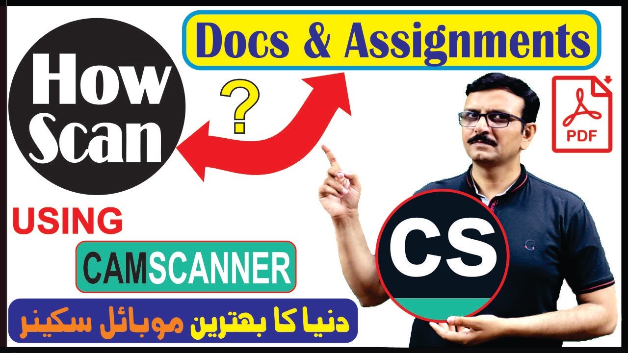 Top Secrets of cam scanner (in 4 minutes)|How to use cam scanner step by step|cs pdf| in Urdu |Hindi