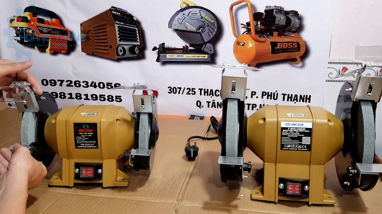 Máy mài 2 đầu 1 tấc 5 và 2 tấc 5 giá cực tốt 👍👍
