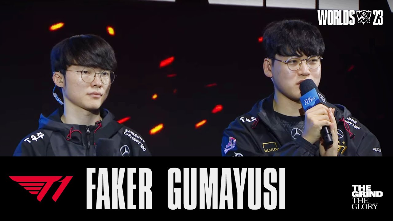 T1 Faker, Gumayusi 인터뷰 | 11.05 | 2023 월드 챔피언십