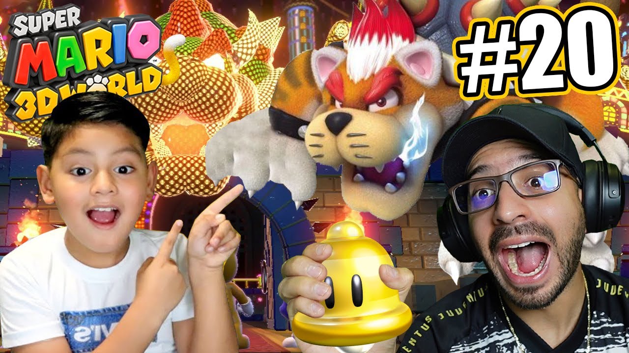 DESBLOQUEAMOS A BOWSER GATO | Super Mario 3D World Capitulo 20 | Karim Juega
