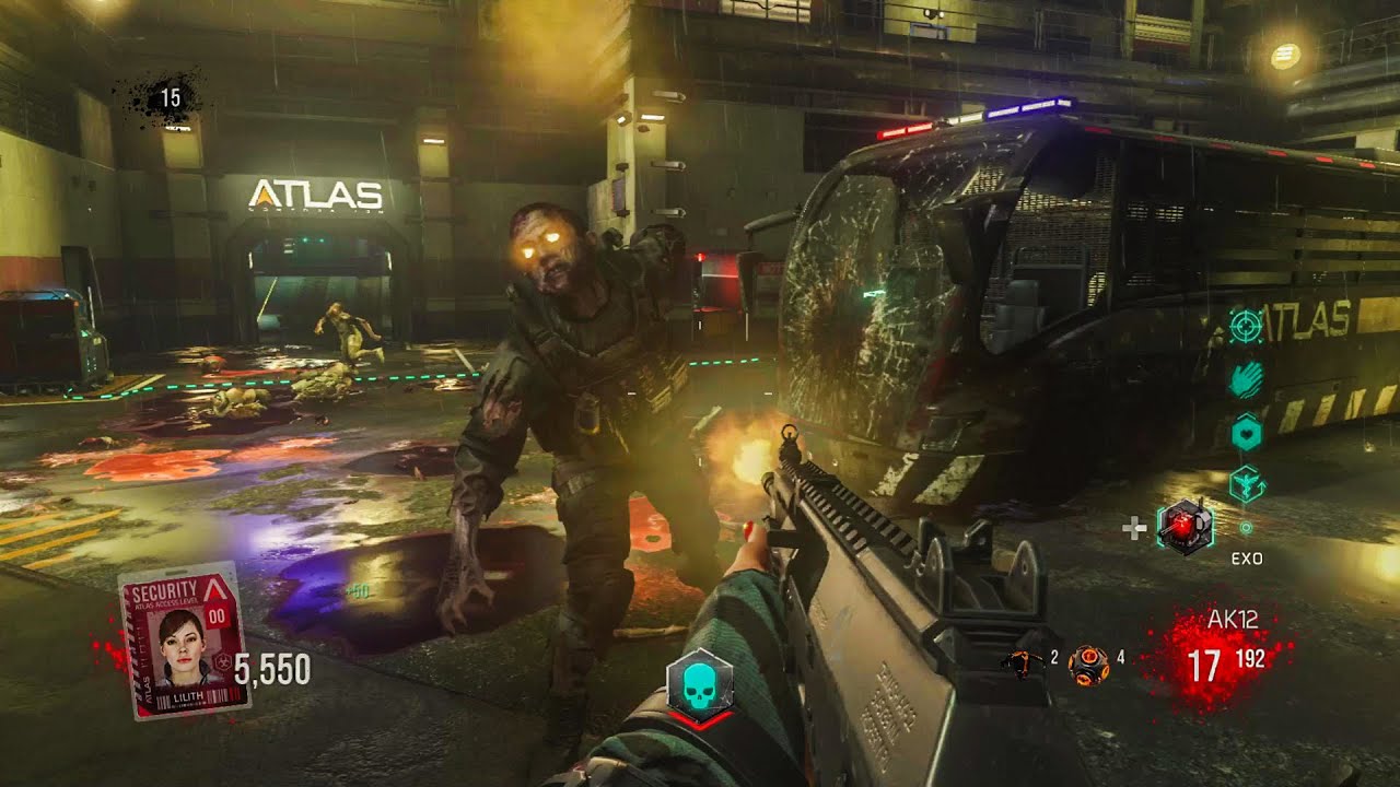 CALL OF DUTY AW ZOMBIES: OUTBREAK GAMEPLAY! (NO COMMENTARY)