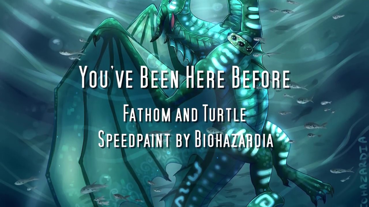 Wings of Fire - You've Been Here Before - Speedpaint (Fathom, Turtle)