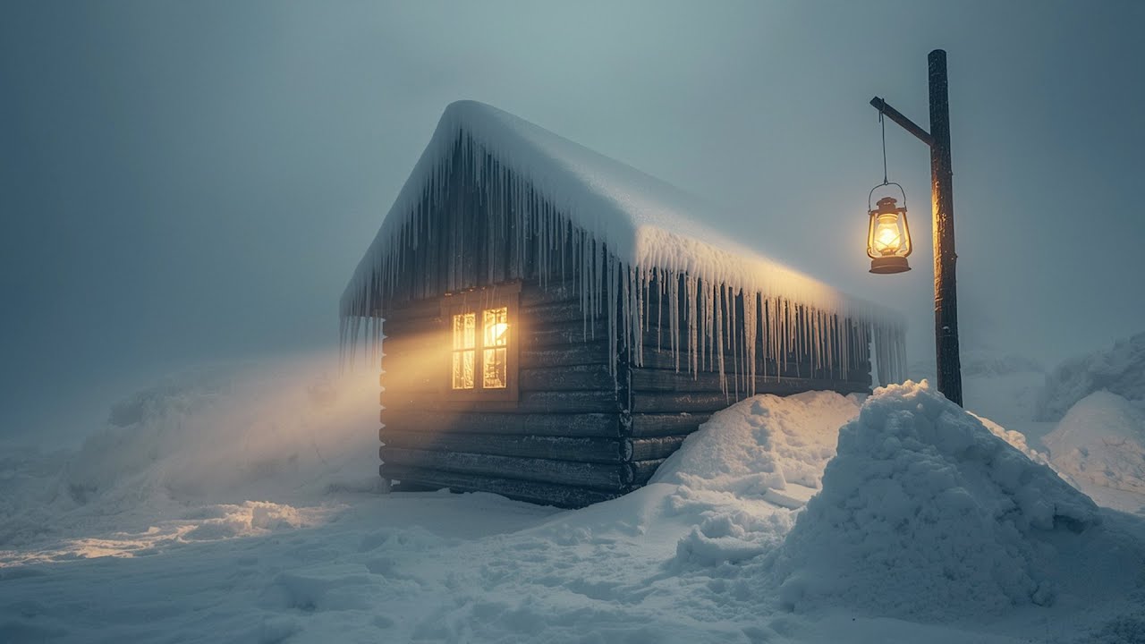 Sleep Faster Tonight ┇ Blizzard & Wind ┇ Winter Storm Sounds for Deep Relaxation