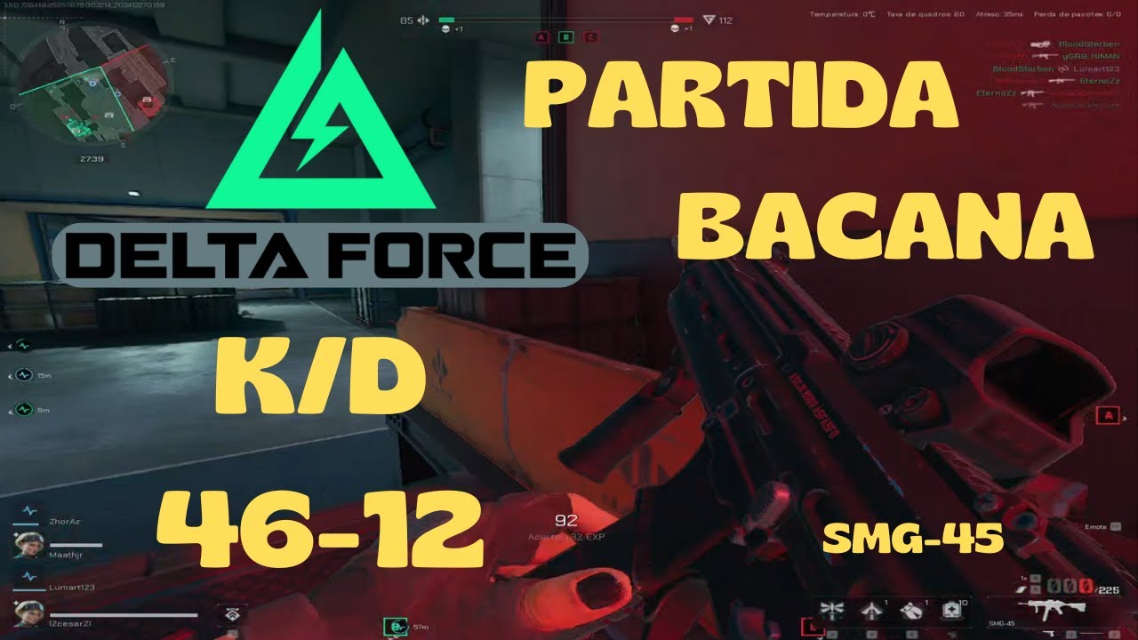 PARTIDA FRENÉTICA - SMG45 - 46/12 - DELTA FORCE