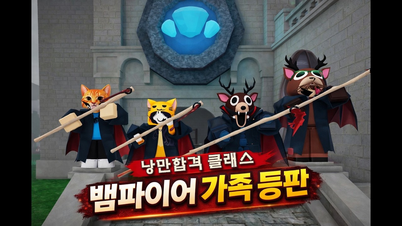 낭만 한도 초과 뱀파이어가족 [Roblox 99night in the forest]