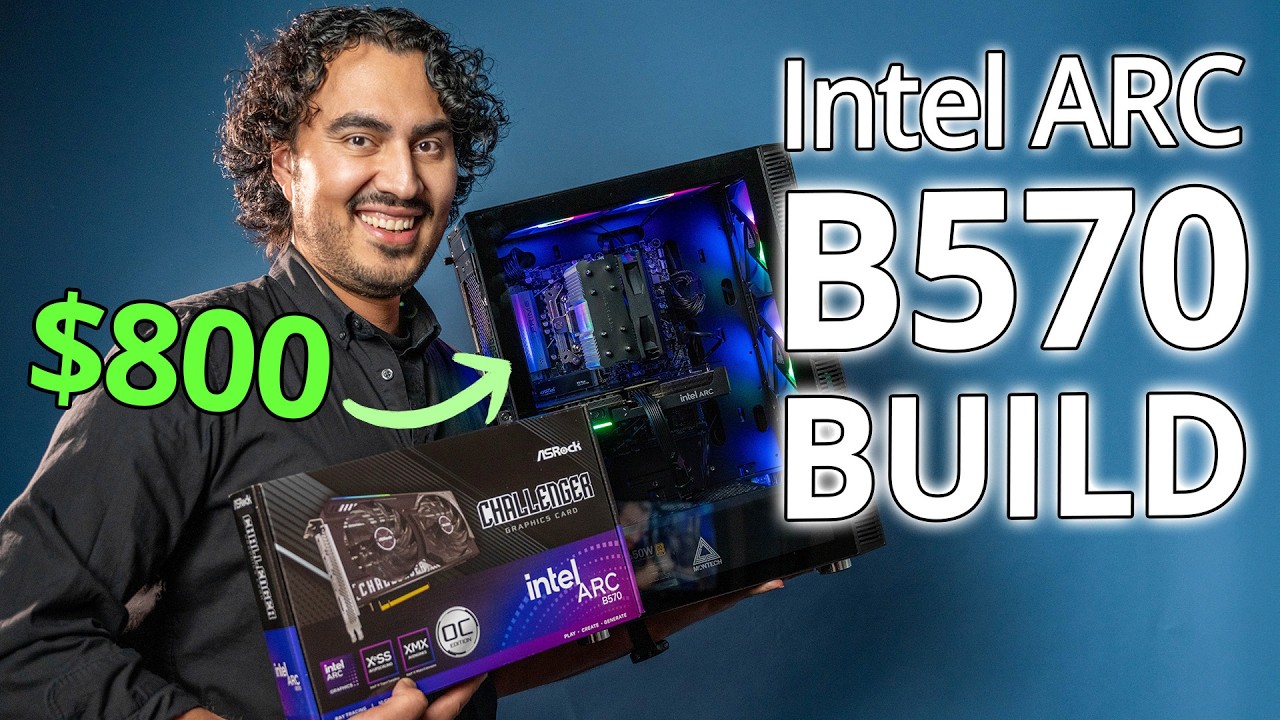 Давайте соберем бюджетный ПК с видеокартой Intel Arc B570