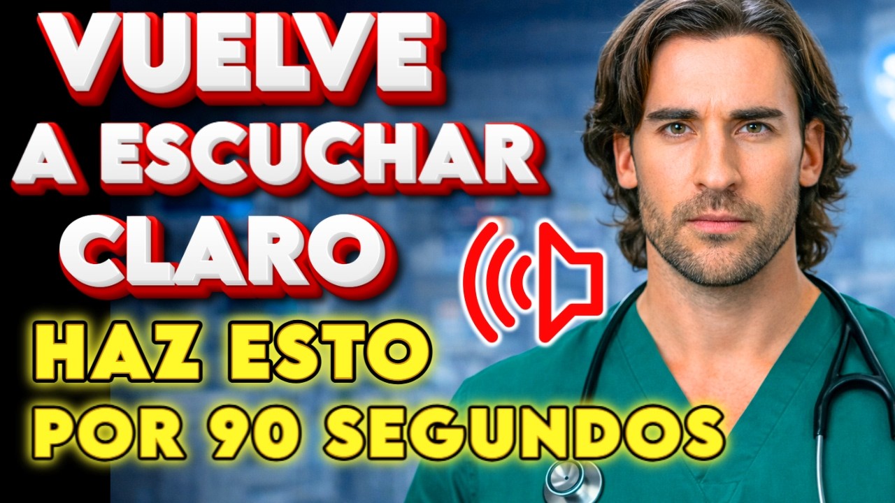 Ejercicio de 90 Segundos para Mejorar la Claridad del Oído en Adultos Mayores