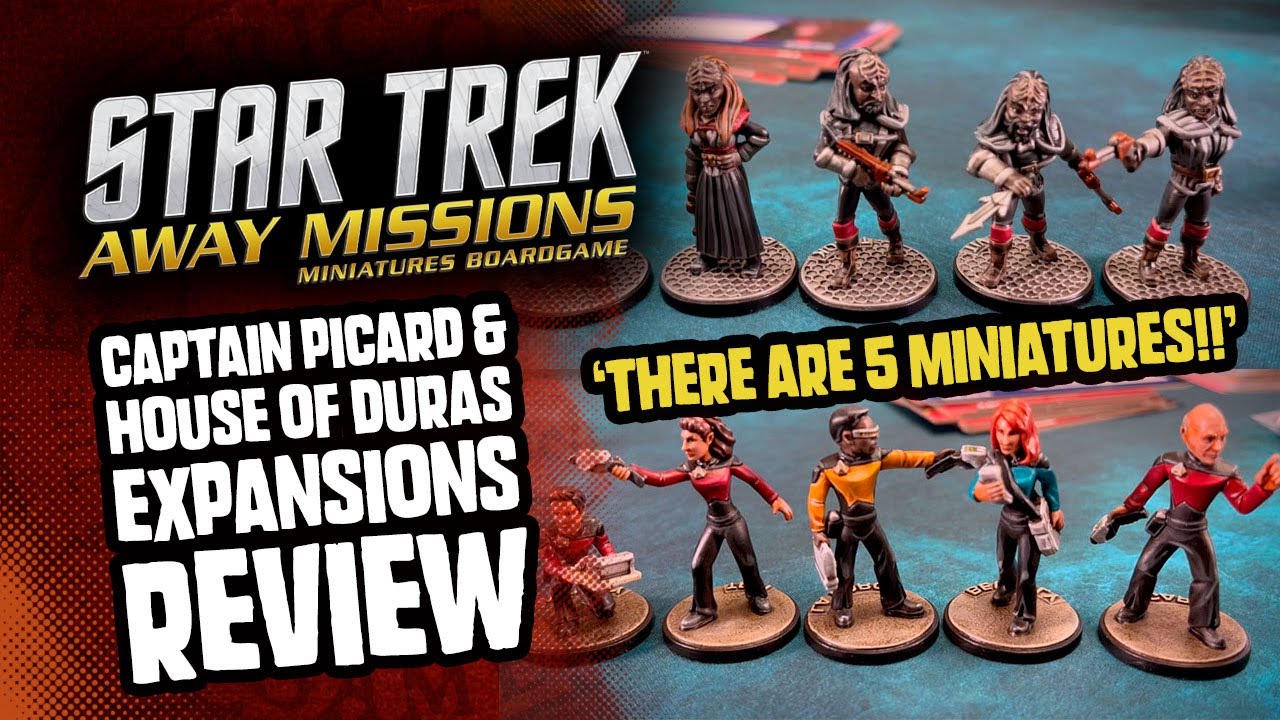 There Are Five Miniatures!! Star Trek Away Missions Expansions Review