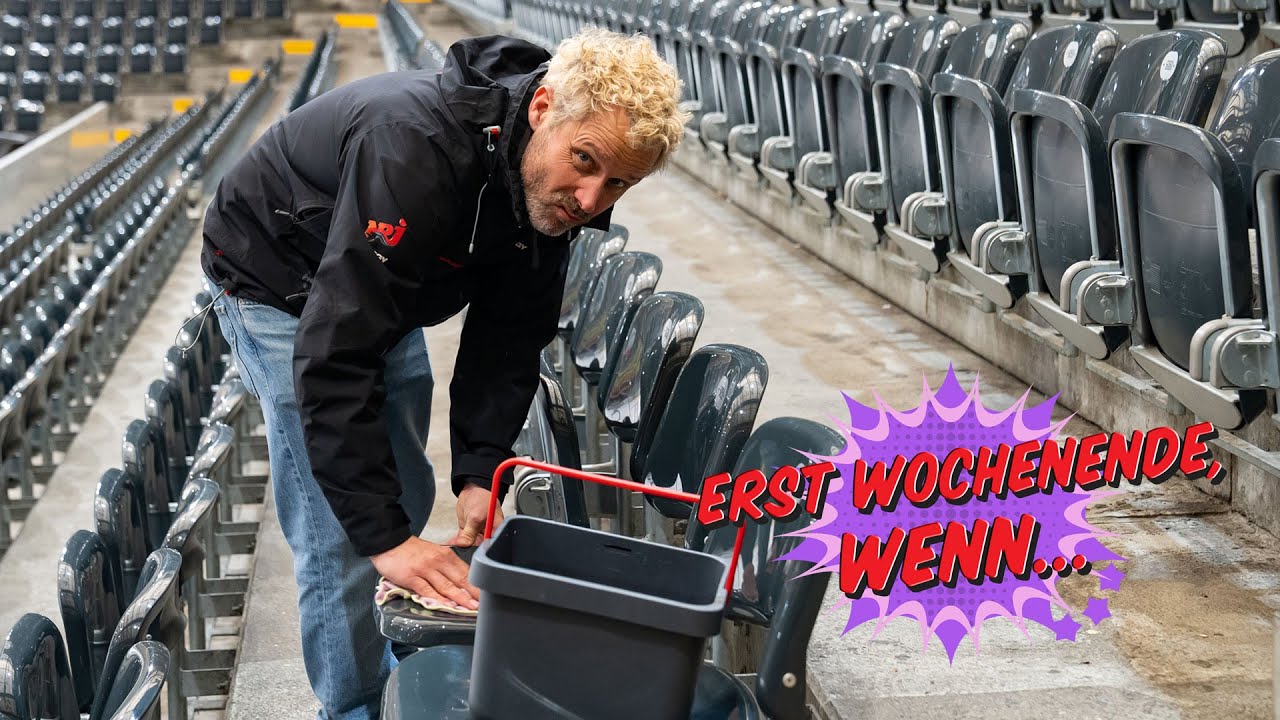 Erst Wochenende, wenn... - Postfinance Arena Putzen