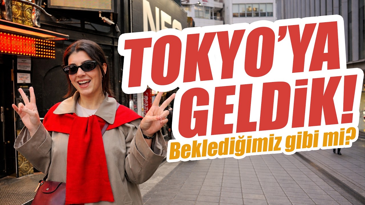 Tokyo Hayalimiz Gerçek Oldu! Uçak Deneyimi, Yemekler ve İlk Keşifler | Tokyo Vlog 1