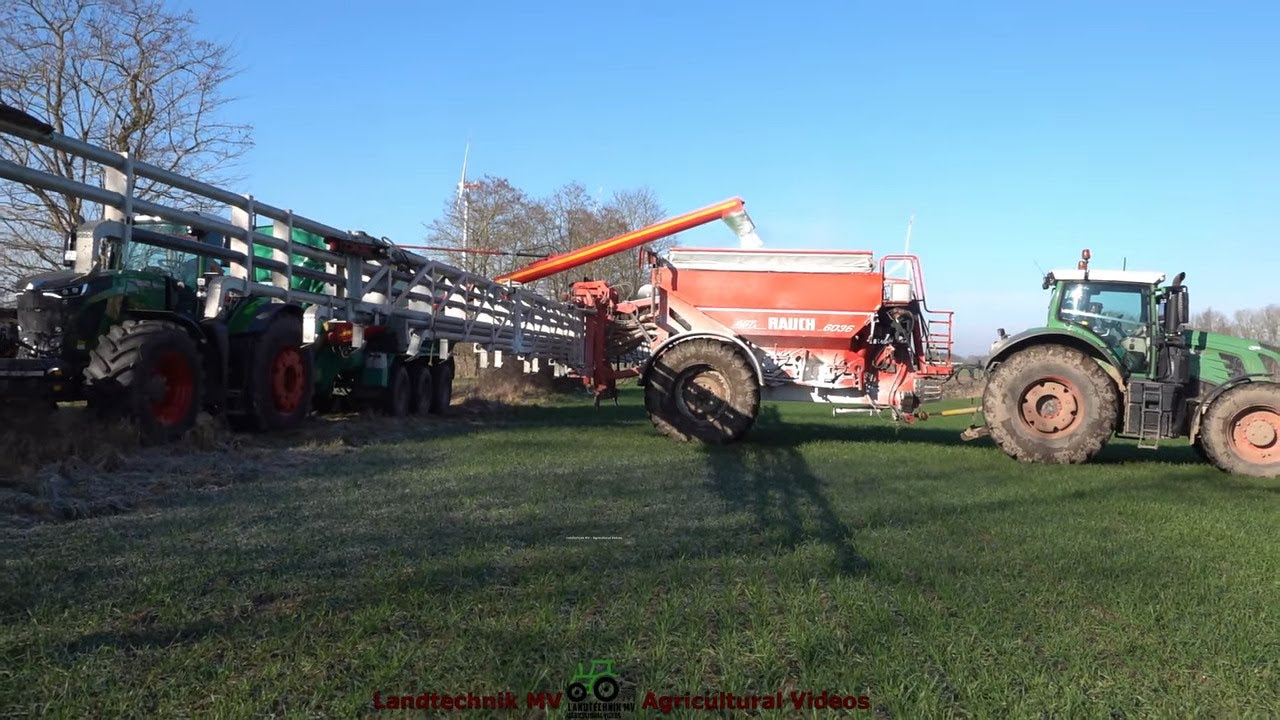 Fendt - Rauch - Hawe / Dünger Streuen - Spreading Fertilizer   2022