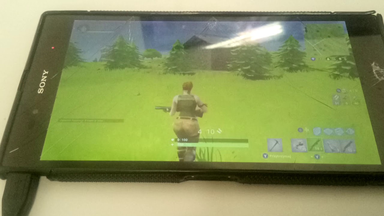 Fortnite mobile Sony Xperia Z Ultra (na najwyższych wymaganiach)