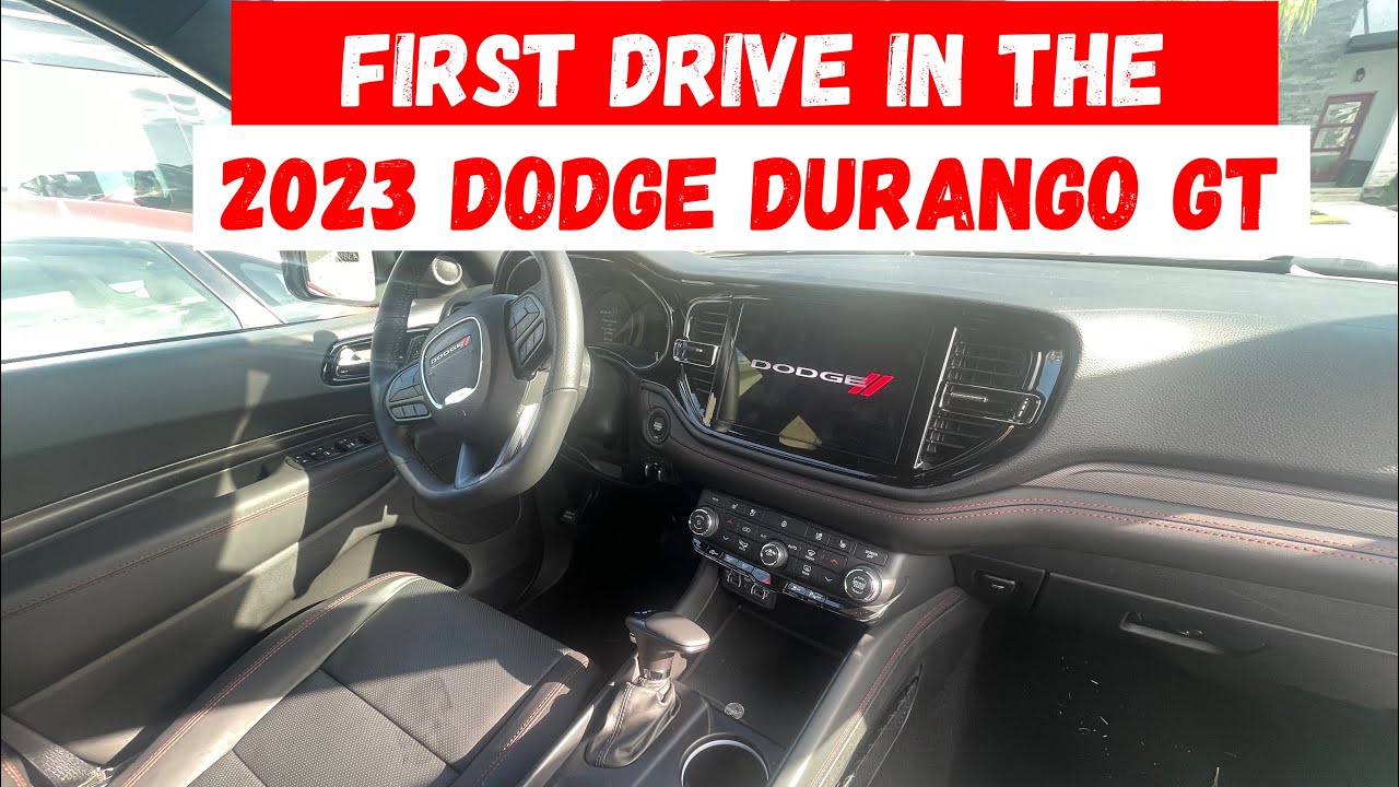 Первая поездка на Dodge Durango GT 2023 года с полным приводом 🏁