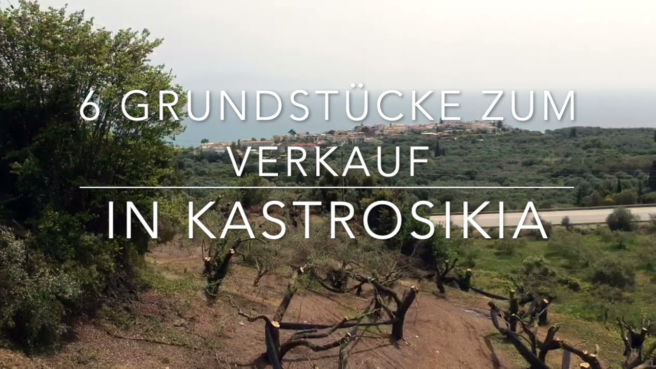 6 Grundst&uuml;cke mit Meerblick in Kastrosikia zu verkaufen