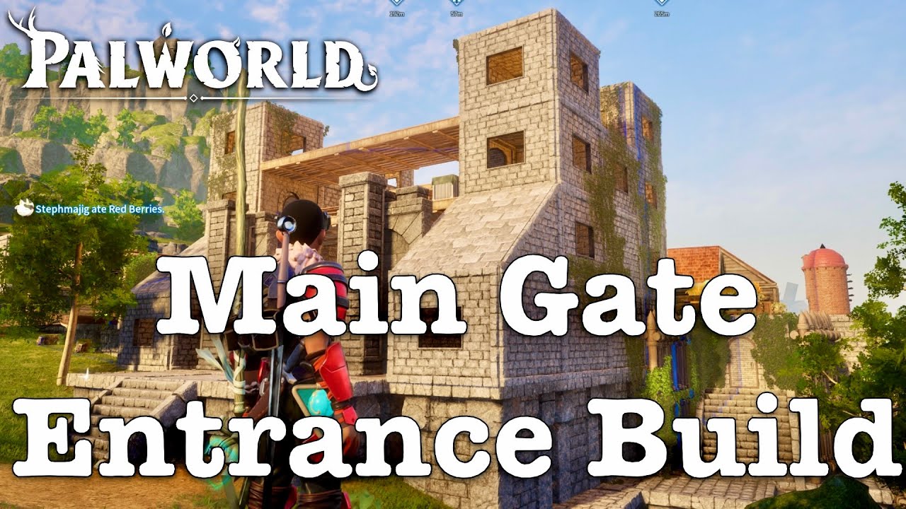 PALWORLD Main Gate Entrance Build / Speed Build Video