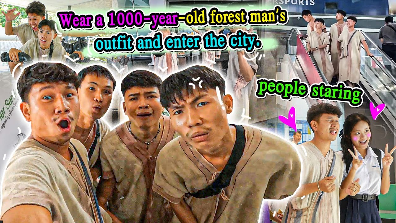 Not ashamed of who you are  Dressed in a 1,000-year-old Karen costume and entered the city.