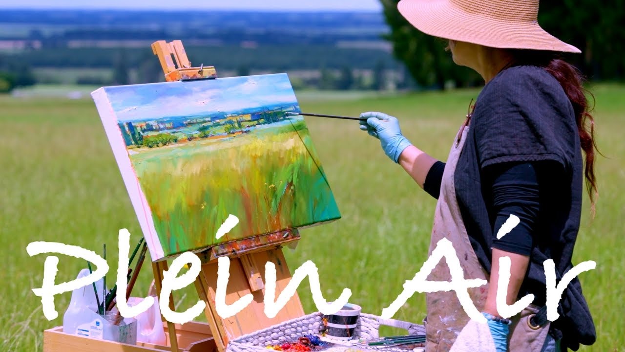 Plein Air Oil Painting at Mt. Thomas Reserve | Artist Min Kim Captures New Zealand’s Scenic Beauty
