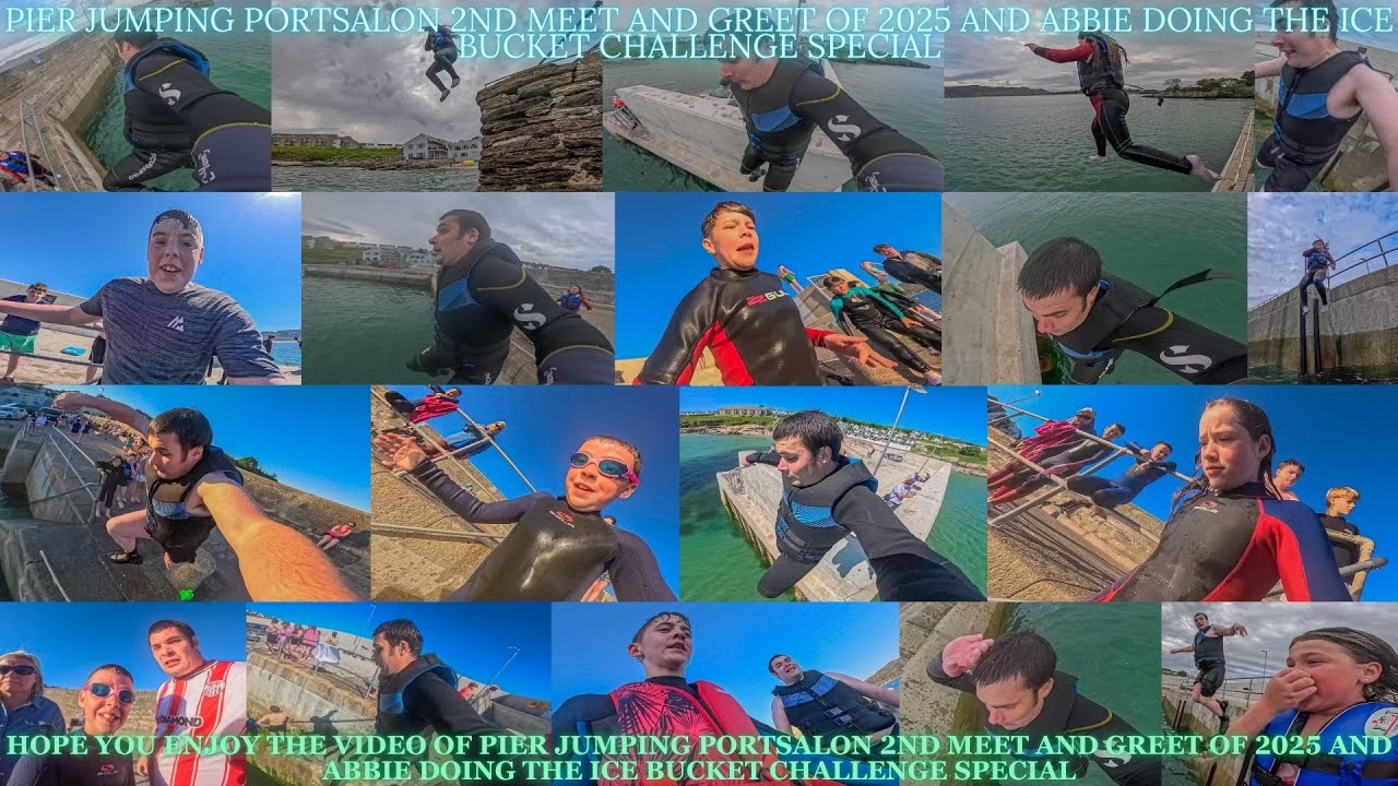 PIER JUMPING PORTSALON 2ND MEET AND GREET OF 2025 AND ABBIE DOING THE ICE BUCKET CHALLENGE SPECIAL