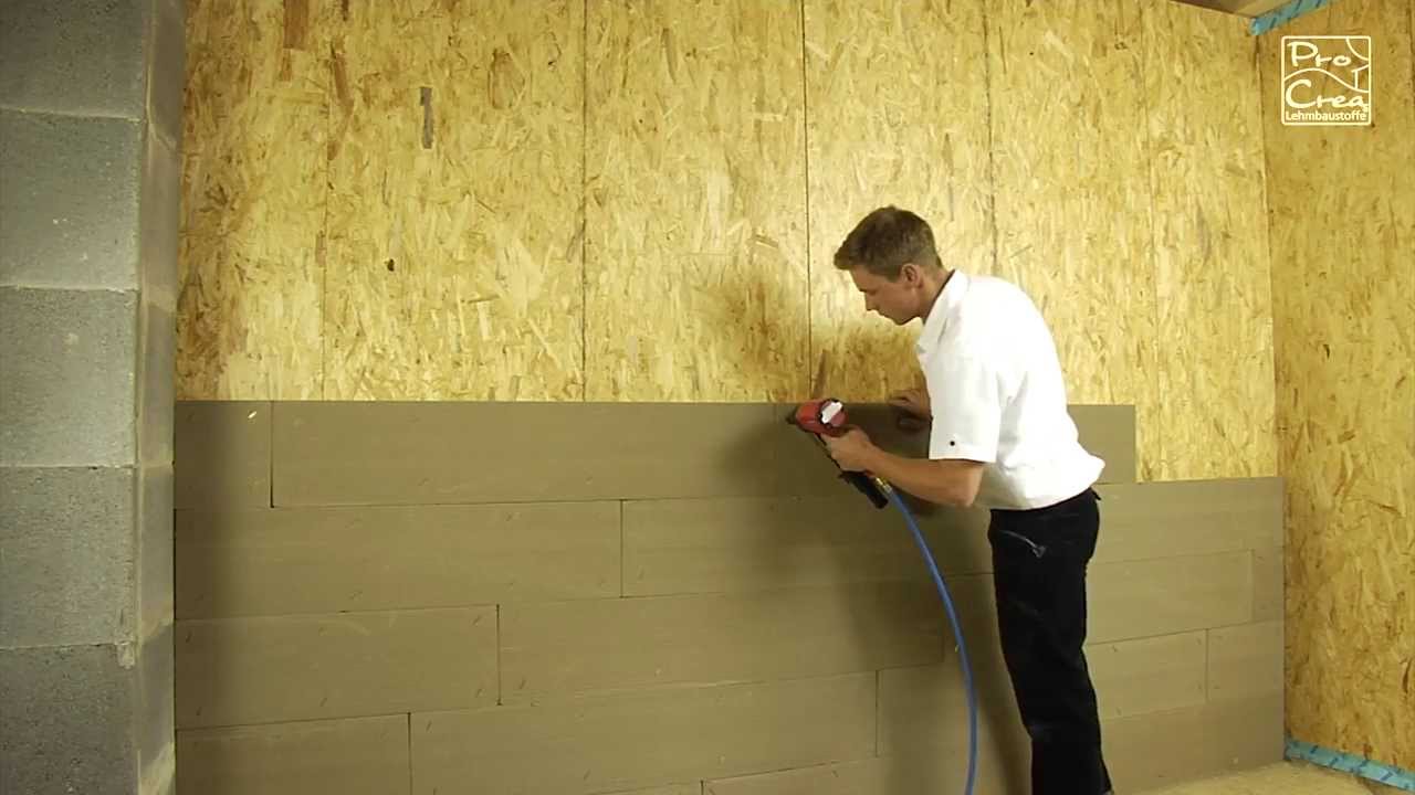 Verarbeitung ProCrea&reg; Lehmplatten
