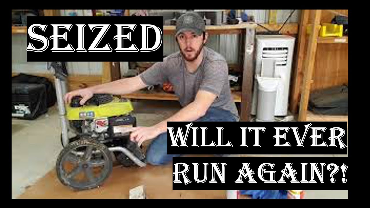 Will it Run Again?   Seized Ryobi Honda GCV160 Pressure Washer