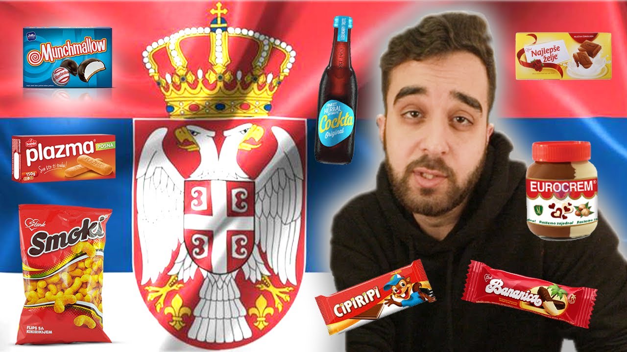 AMERICAN Tries SERBIAN (BALKAN) Snacks!