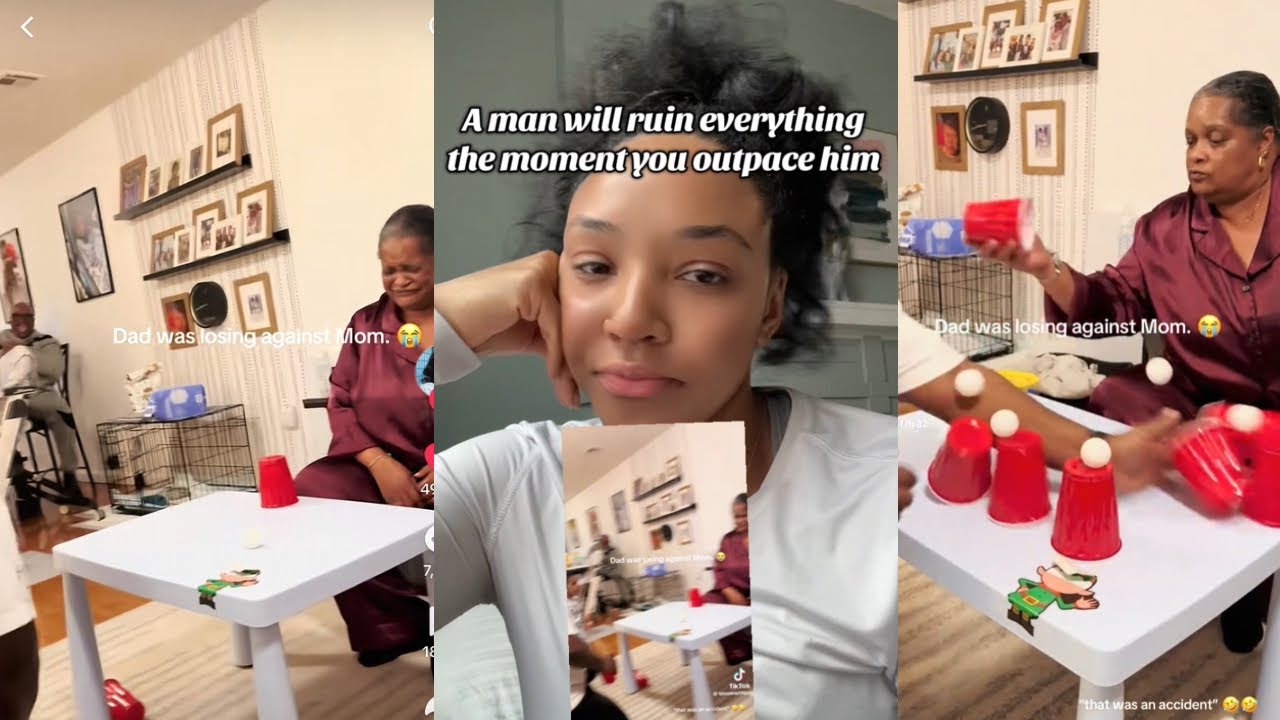 Муж испортил рождественскую игру, потому что жена его в ней обыграла.