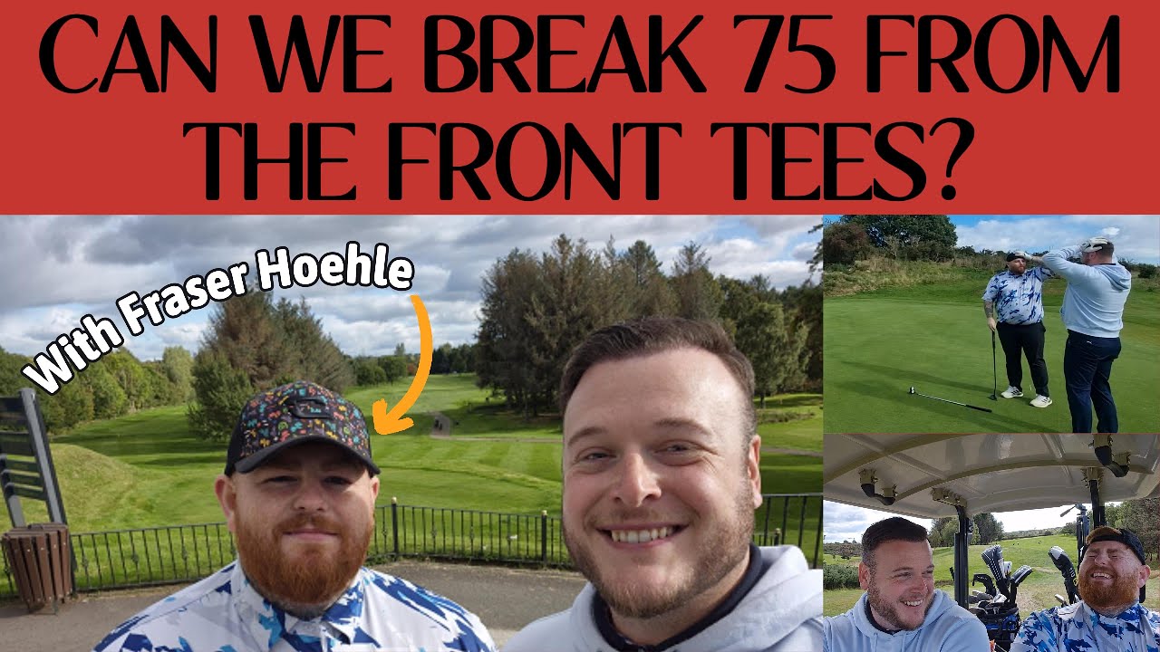 BREAK 75 FROM THE FRONT TEES?! BRYSON DECHAMBEAU CHALLENGE!!!