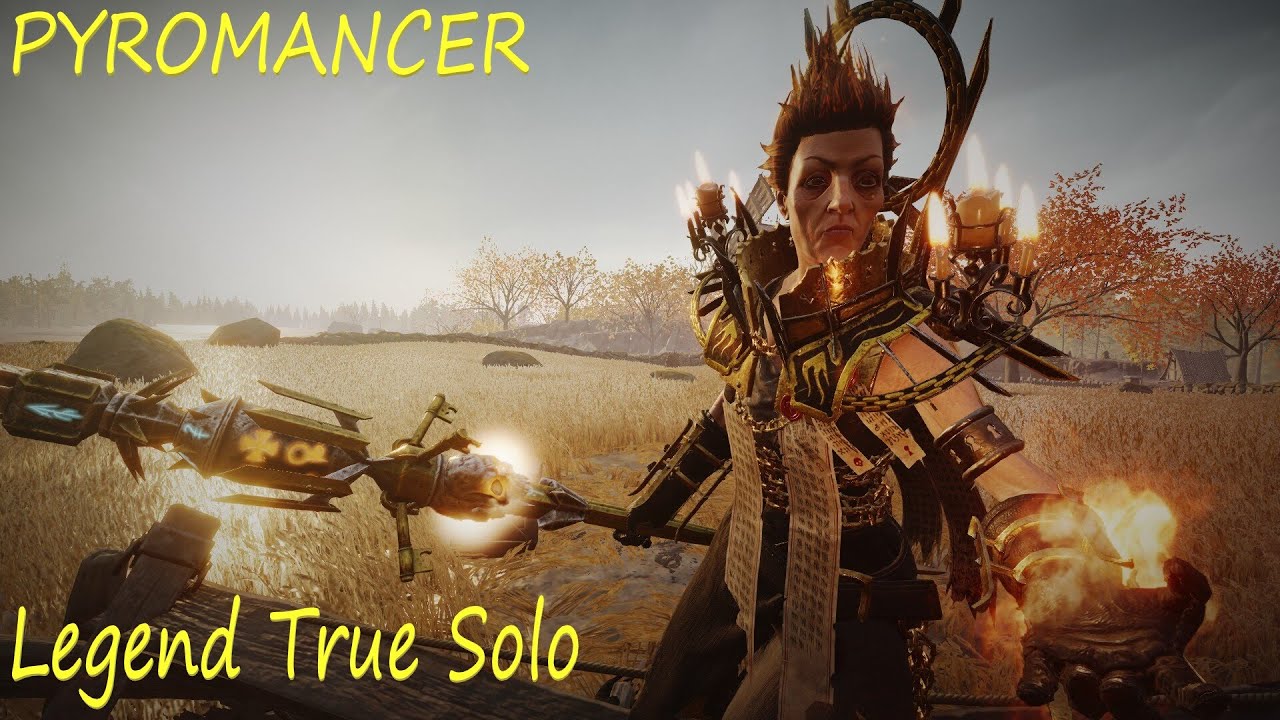 Against the Grain - Pyromancer - Legend True solo - Flaming Flail/Beam - Warhammer Vermintide 2