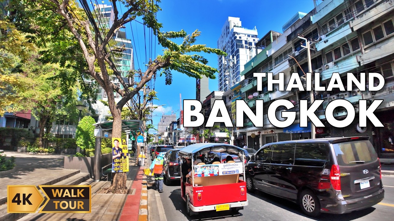 🇹🇭 Bangkok &mdash; Ekkamai & Thong Lo Walking Tour | Thailand | No Commentary &bull; Real City Sounds [4K]