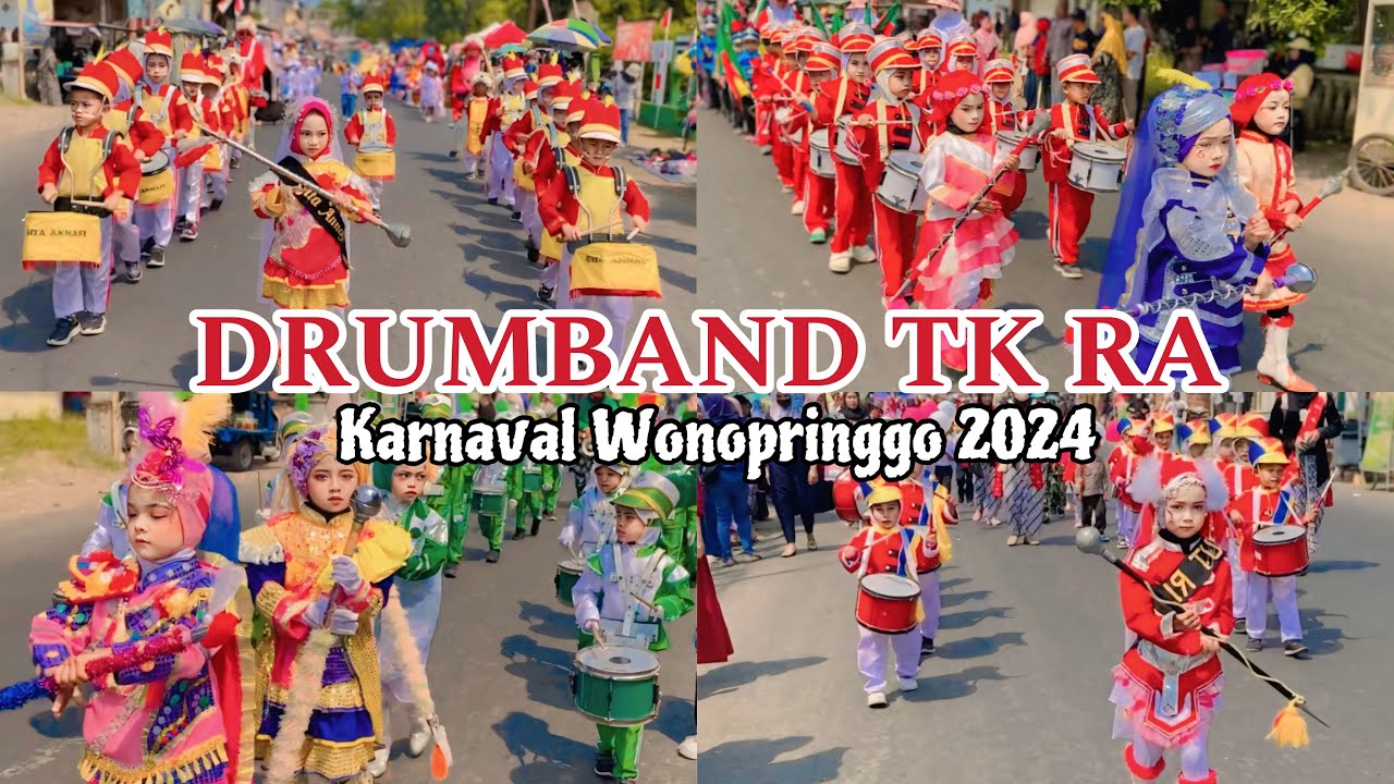 PARADE DRUMBAND TK RA KARNAVAL WONOPRINGGO PEKALONGAN 2024