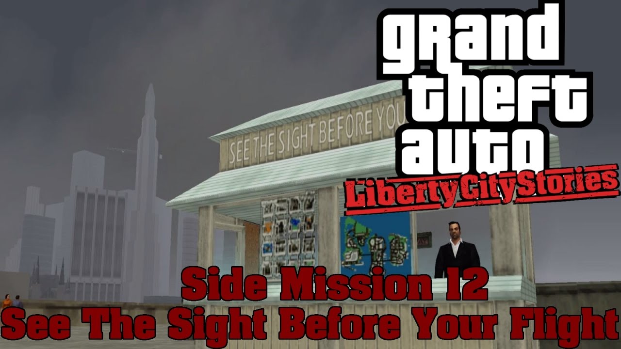 GTA: Liberty City Stories (PSP Emu) Side Mission #12 - See The Sight Before Your Flight