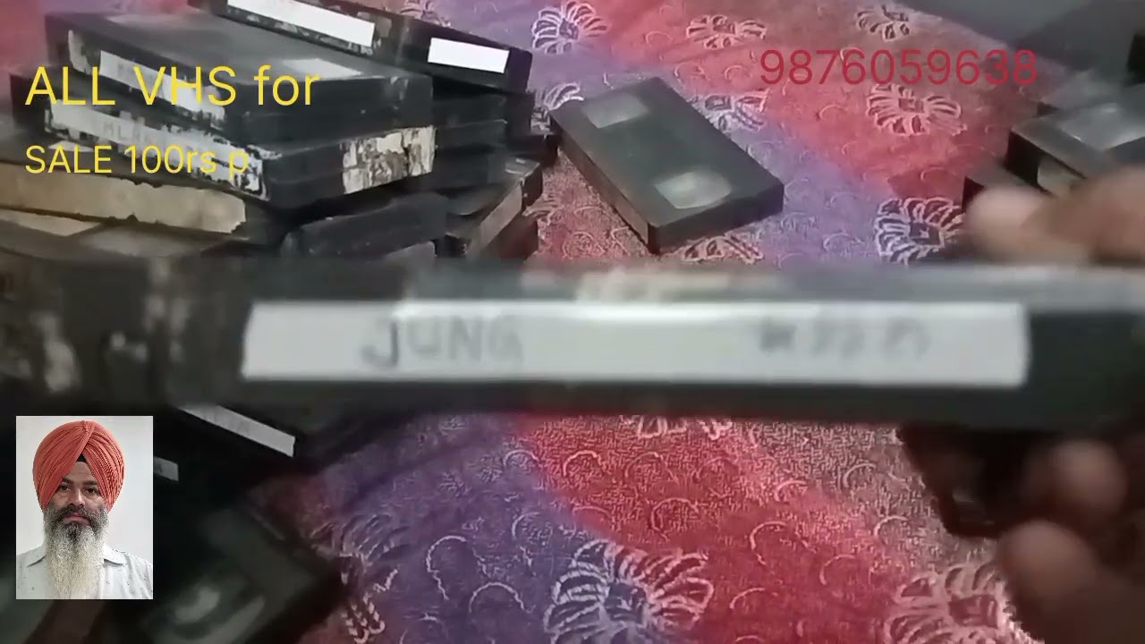 ALL VHS for sale 100rp +coriyar 
