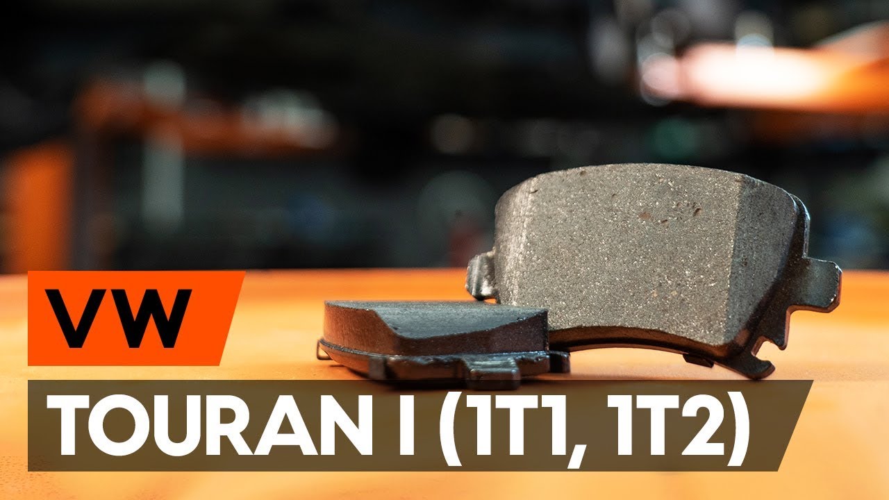 Wie VW TOURAN 1 (1T1, 1T2) Bremsbeläge hinten / Bremsklötze hinten wechseln [AUTODOC TUTORIAL]