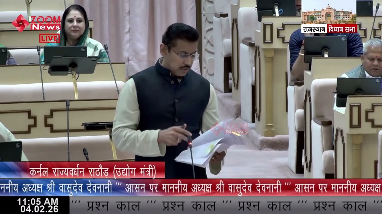 Rajgarh Laxmangarh MLA Mangelal Meena Raises RIICO Industrial Area Issue | Rajasthan Assembly