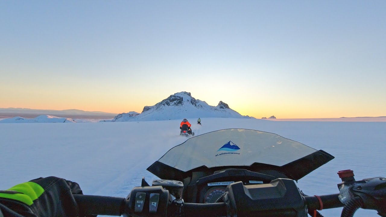 Exciting Glacier Snowmobiling & Ice Cave at Langjökull Glacier | Trip to Reykjavik, Iceland 2022