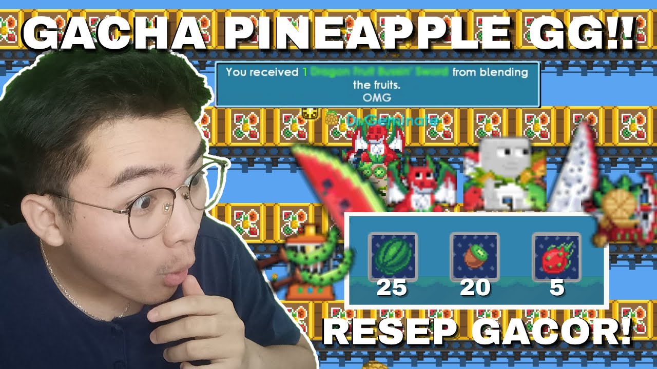 GACHA MIXER PAKE KOMBINASI INI!! GELO CUAN COI!! | Growtopia Pineapple 2025