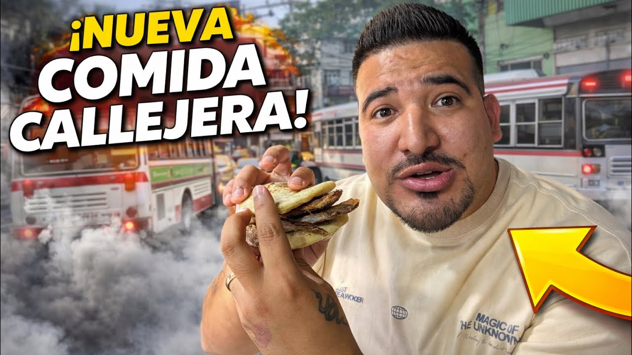 Lo M&Aacute;S NUEVO en comida callejera de EL SALVADOR 