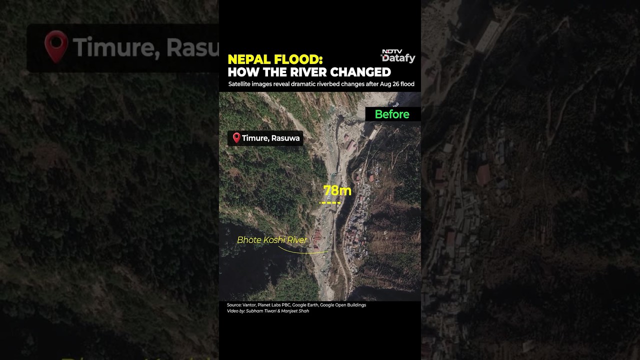 Nepal Flood: How The River Changed After August 26