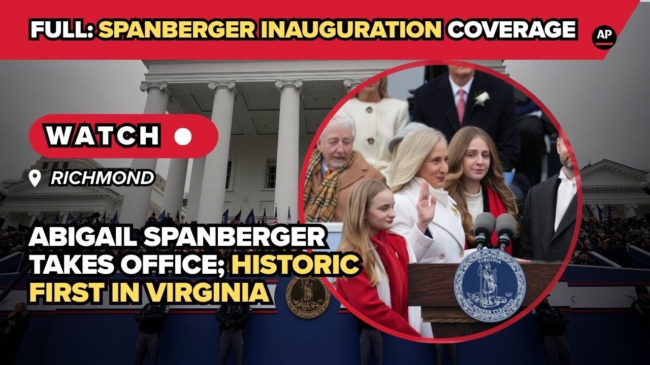 Virginia Spanberger inauguration highlights: benediction, pledge and Indigenous blessing dance