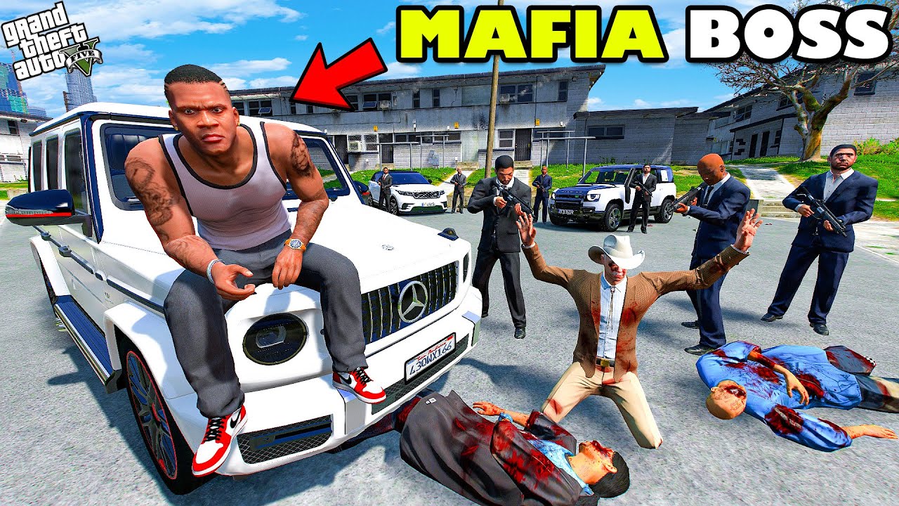 Franklin Becomes the Most Powerful Mafia Boss in GTA 5! 🔥💀 Kills the Duggan Boss | SHINCHAN and CHOP