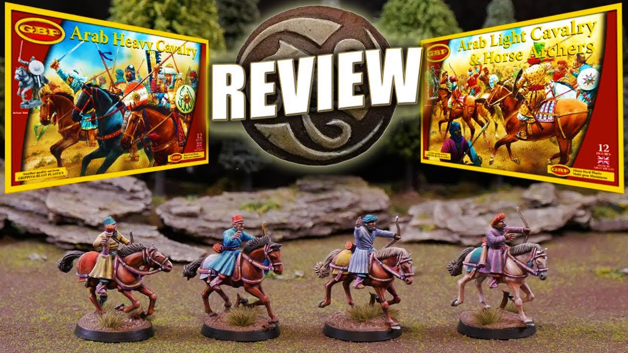 Arab Heavy and Light Cavalry Plastic Sets from Gripping Beast - Two Kits , One Review!