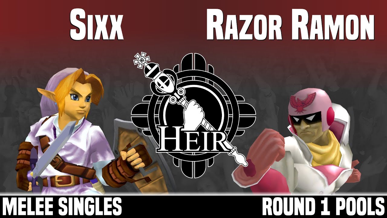Heir 4 - Sixx (Link) vs Razor Ramon (Captain Falcon) - MELEE SINGLES - ROUND 1 POOLS