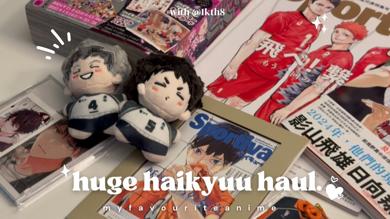 【unboxing🏐】Haikyuu Magazine, JUMP GIGA 2024 Autumn, Sportiva Magazine, fanmade goods ✨