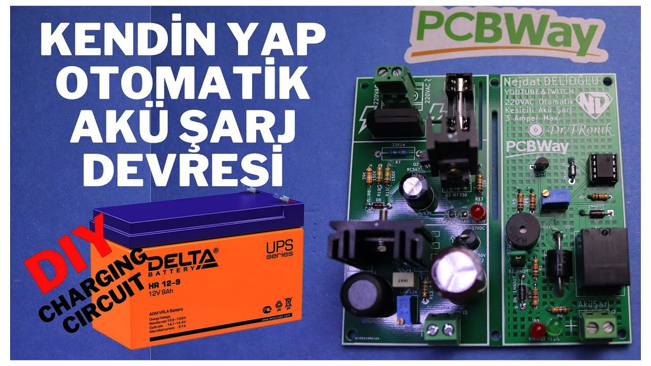 Otomatik Ak&uuml; Şarj Kesme Devresi | Automatic Battery Discharge Circuit