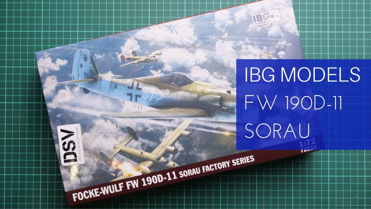 IBG Models 1/72 Fw 190D-11 Sorau Factory Series (72533) Review