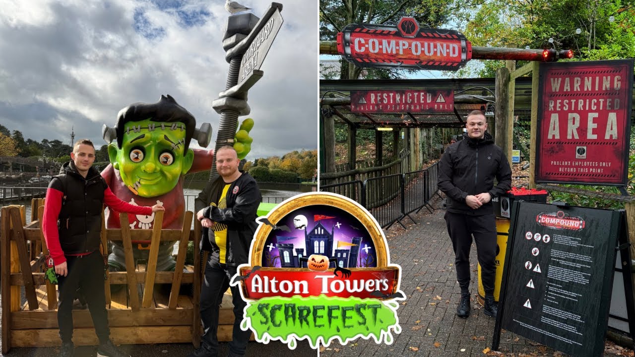 Видеоблог Scarefest от Alton Towers, октябрь 2025 г. — НОВЫЕ «Окраина леса» и «Тёмная лощина»!